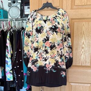 Floral Long Sleeve Dress